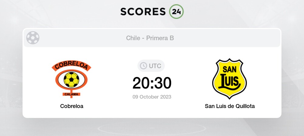 Cobreloa Vs San Luis De Quillota Pronóstico Para Hoy 9 Octubre 2023 Fútbol