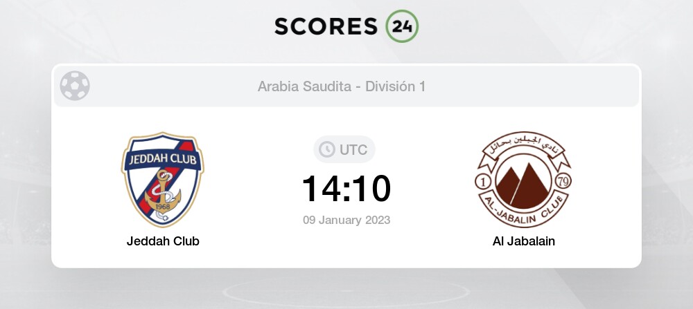 Jeddah Club vs Al Jabalain pronóstico para 9 Enero 2023