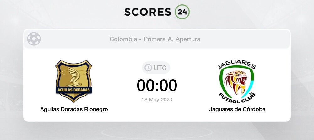 Águilas Doradas Rionegro vs Jaguares de Córdoba pronóstico para hoy 18 Mayo  2023 Fútbol