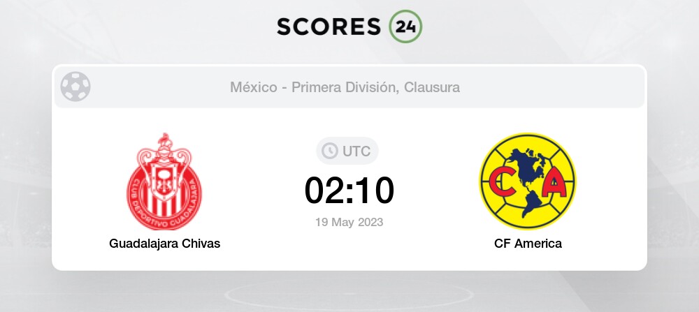 Guadalajara Chivas vs CF America pronóstico para hoy 19 Mayo 2023 Fútbol