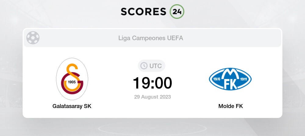 Galatasaray SK vs Molde FK pronóstico para hoy 29 Agosto 2023 Fútbol