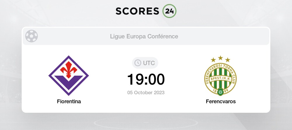Fiorentina x Ferencvaros 5 octobre 2023 Football Compositions