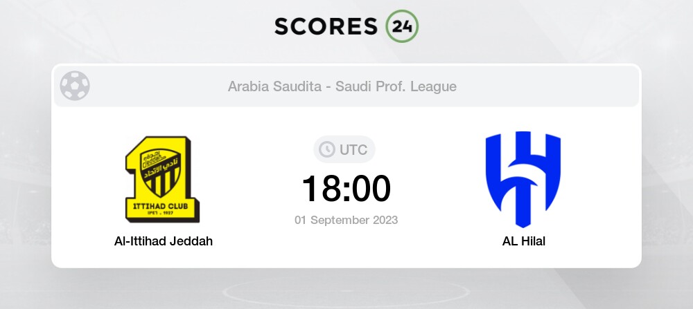 Al-Ittihad Jeddah vs AL Hilal pronostico su 1 settembre 2023 Calcio