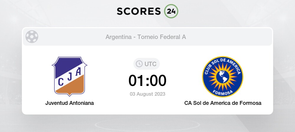 Argentina - Club Atlético Sol de América de Formosa - Results