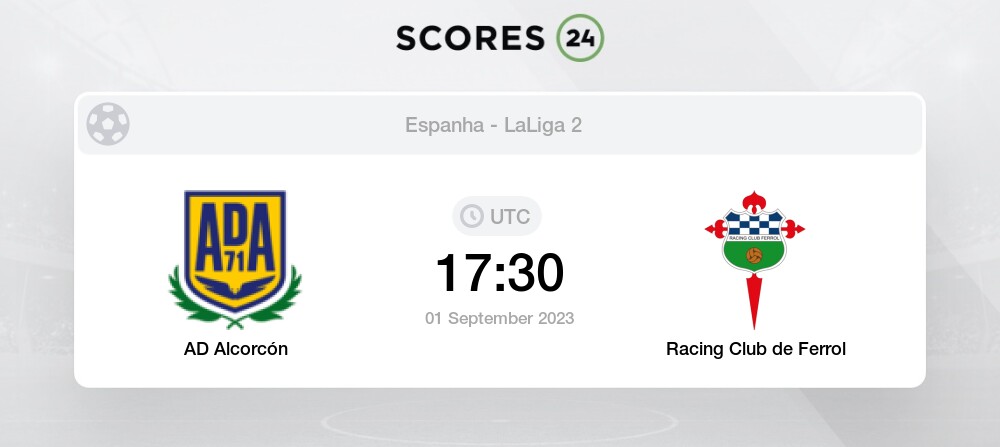 AD Alcorcón vs Racing Club de Ferrol Palpites em 1 September 2023 Futebol