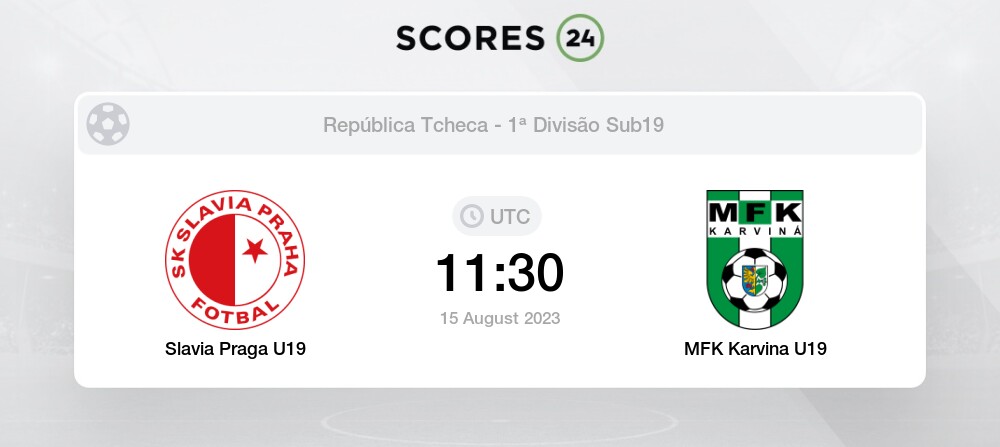 Jogos Slavia Praga U19 ao vivo, tabela, resultados