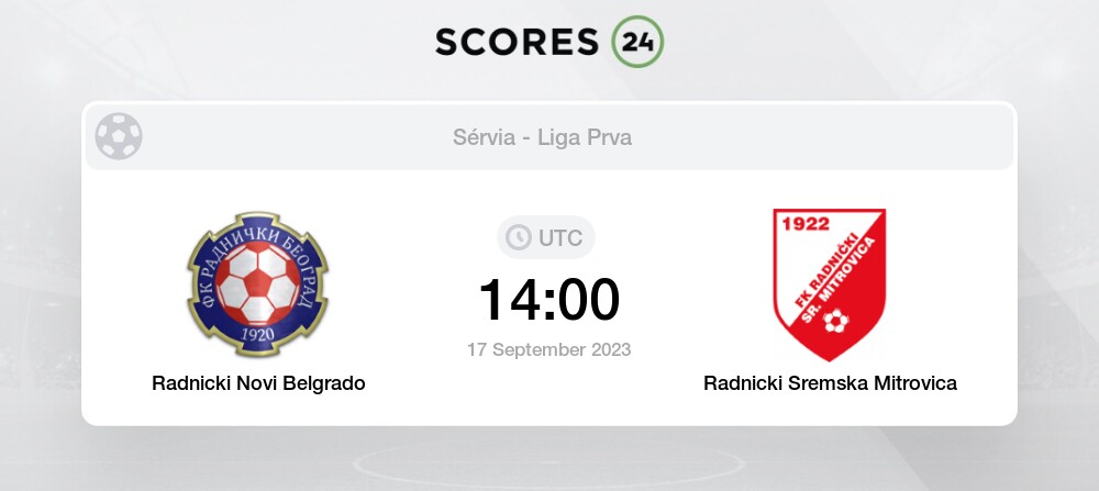 FK Tekstilac Odzaci x FK Radnicki Beograd, comentários e