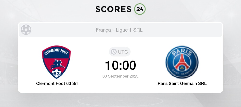 Empate em Clermont  Paris Saint-Germain