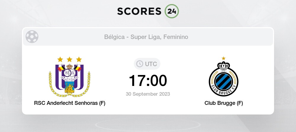 RSC Anderlecht Senhoras (F) vs Club Brugge (F) Palpites em hoje 30  September 2023 Futebol